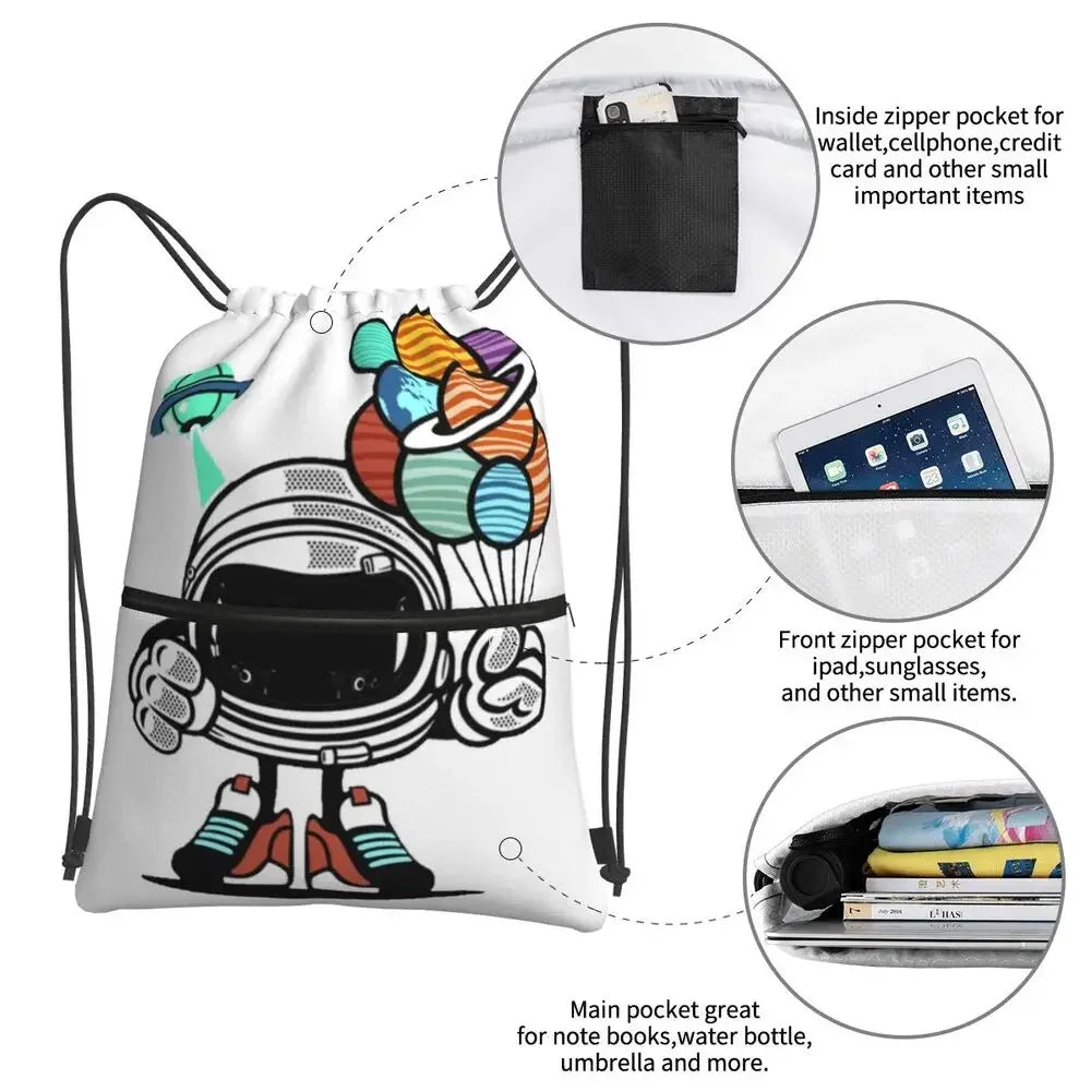 Astrobot Drawstring Bag - Astro Moon