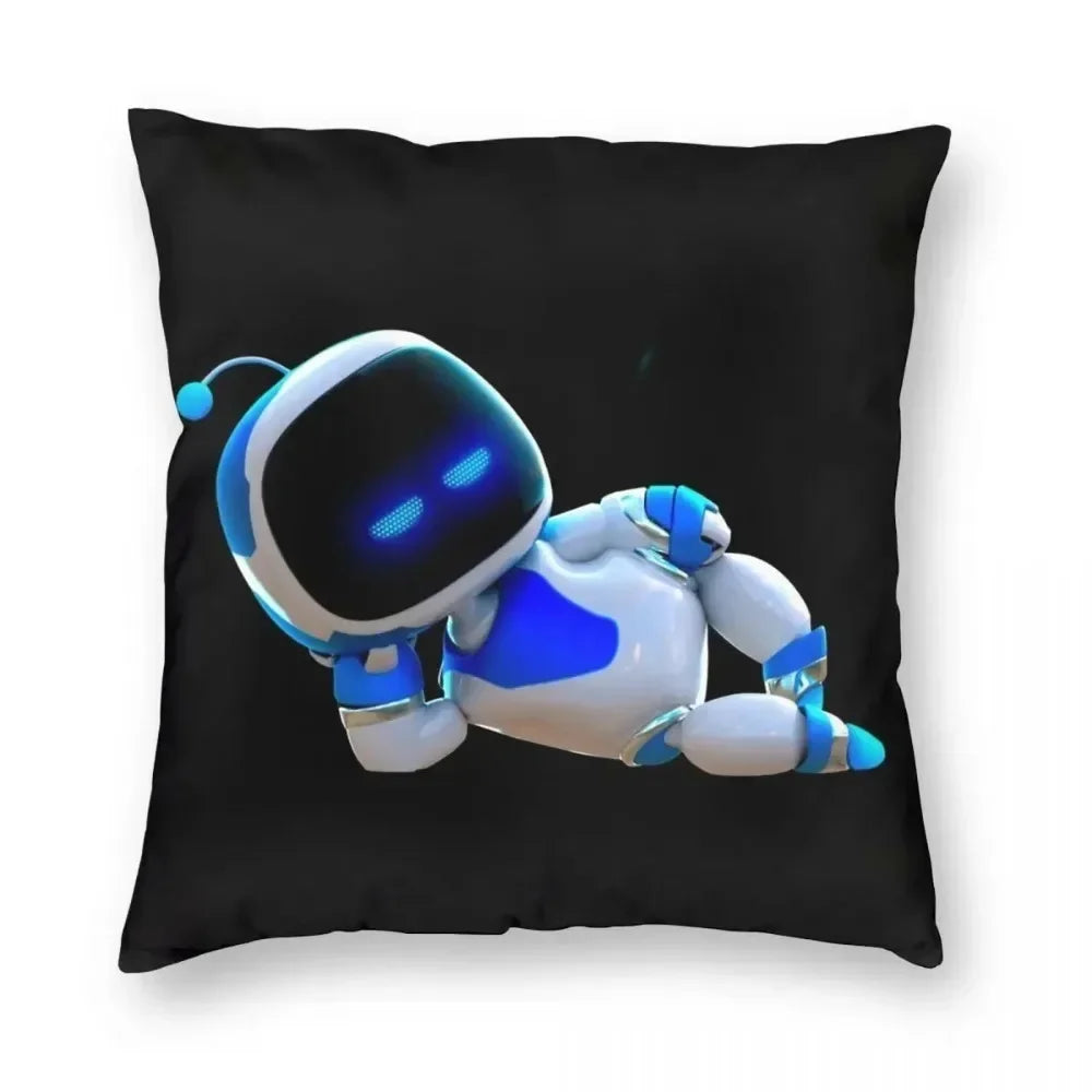 Astrobot Square Pillowcase – Dream of Interstellar Adventures