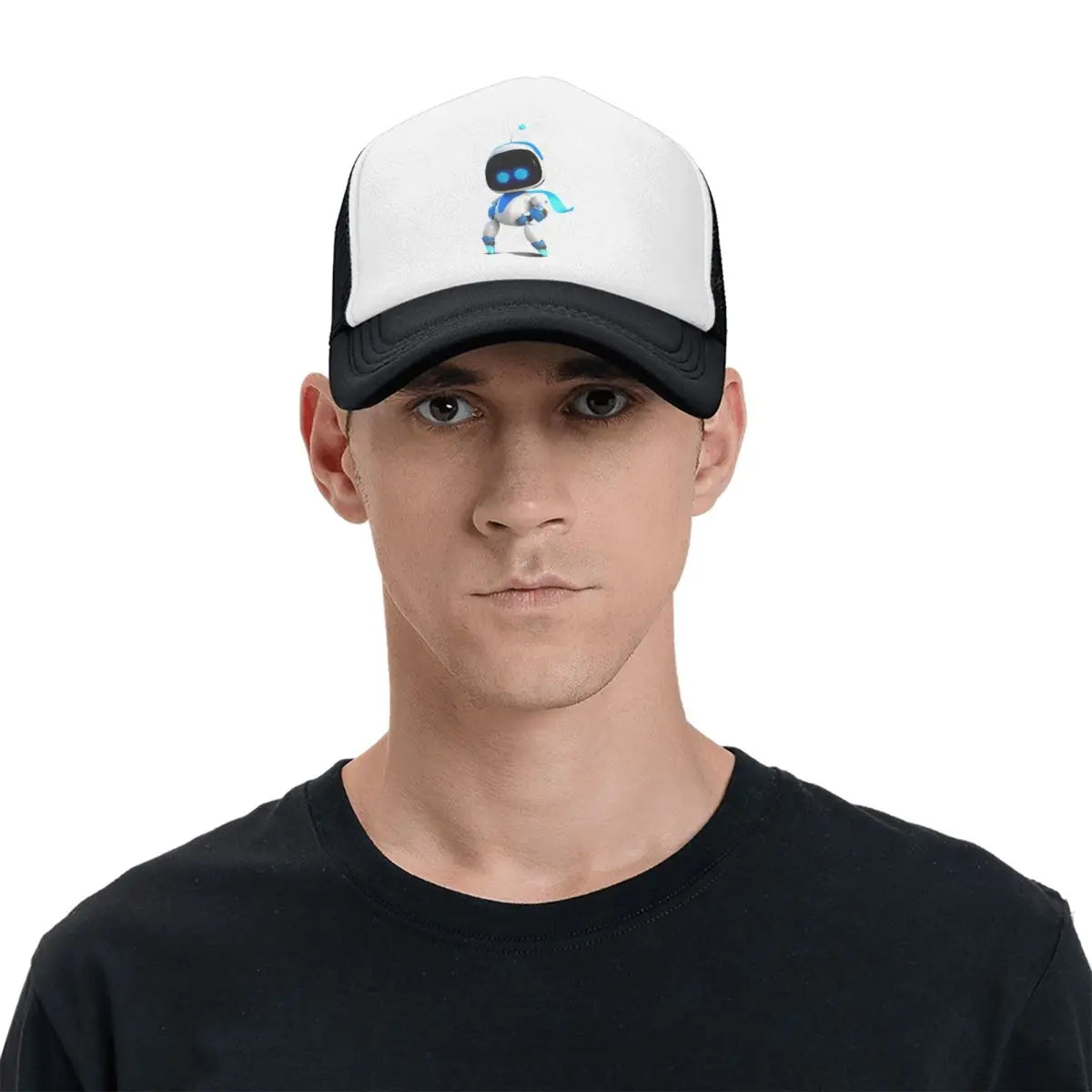 Astrobot Trucker Cap - Astro Icon Black