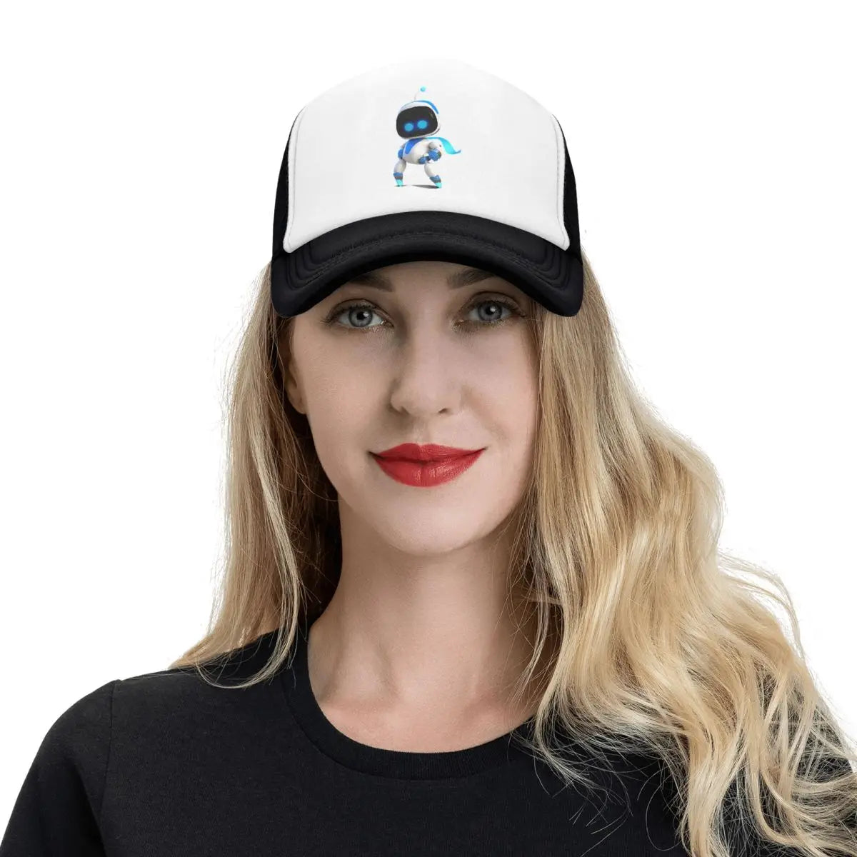 Astrobot Trucker Cap - Astro Icon Black