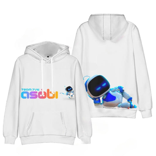 Astrobot Hoodie Men - Astro Space White